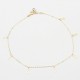 Glorria 14k Solid Gold Infinity Anklet Glorria 14k Solid Gold Infinity Anklet