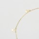 Glorria 14k Solid Gold Butterfly Anklet Glorria 14k Solid Gold Butterfly Anklet