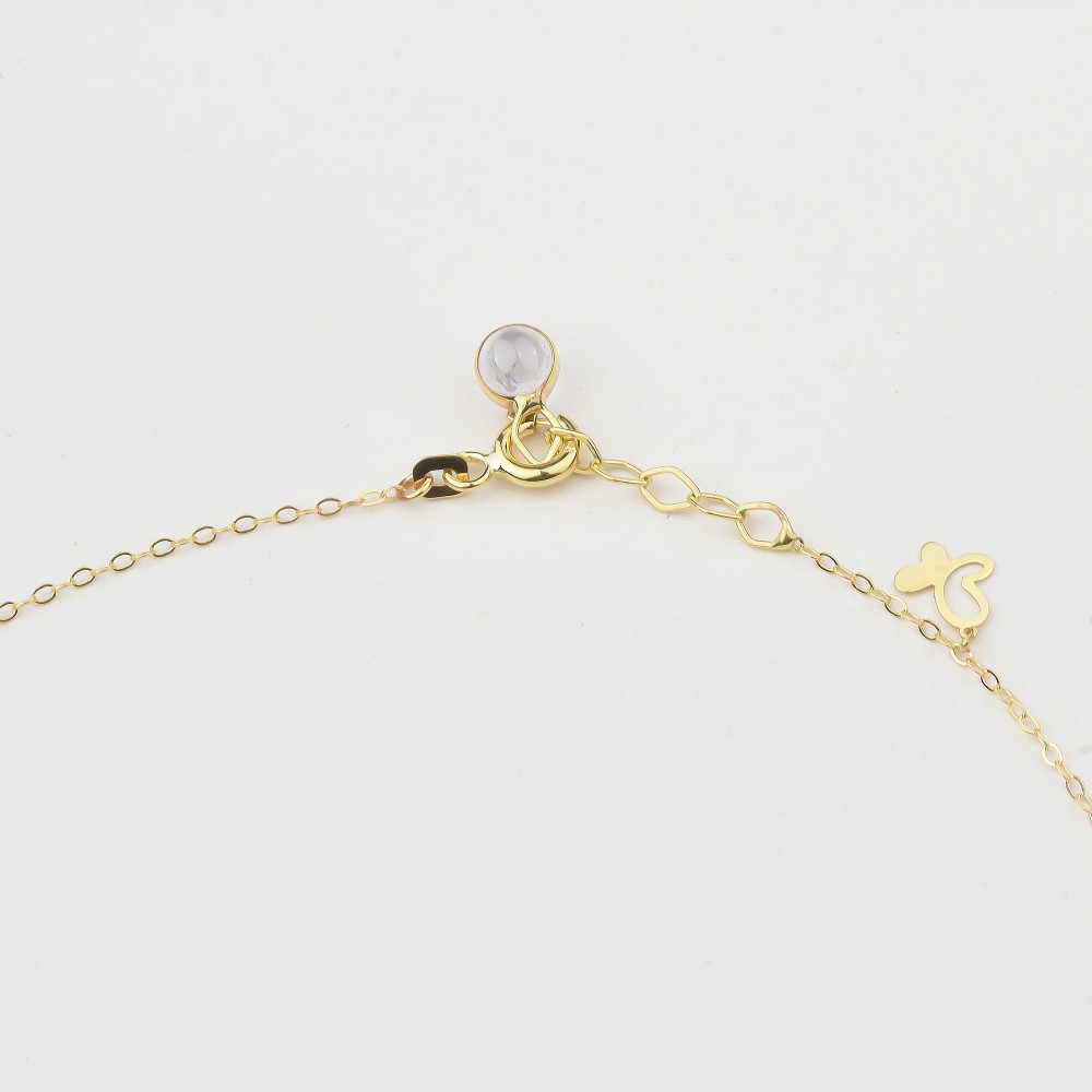 Glorria 14k Solid Gold Butterfly Anklet Glorria 14k Solid Gold Butterfly Anklet