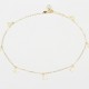 Glorria 14k Solid Gold Butterfly Anklet Glorria 14k Solid Gold Butterfly Anklet