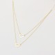 Glorria 14k Solid Gold Twice Heart Necklace Glorria 14k Solid Gold Twice Heart Necklace