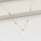 Glorria 14k Solid Gold Cross Necklace Glorria 14k Solid Gold Cross Necklace