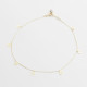 Glorria 14k Solid Gold Star Anklet Glorria 14k Solid Gold Star Anklet