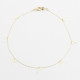 Glorria 14k Solid Gold Dolphin Anklet Glorria 14k Solid Gold Dolphin Anklet