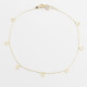 Glorria 14k Solid Gold Oyster Anklet Glorria 14k Solid Gold Oyster Anklet