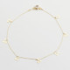 Glorria 14k Solid Gold Cherry Anklet Glorria 14k Solid Gold Cherry Anklet