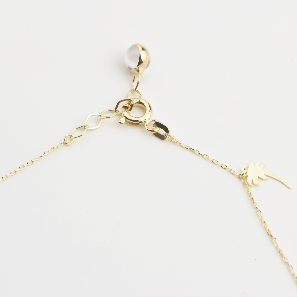 Glorria 14k Solid Gold Palm Anklet Glorria 14k Solid Gold Palm Anklet