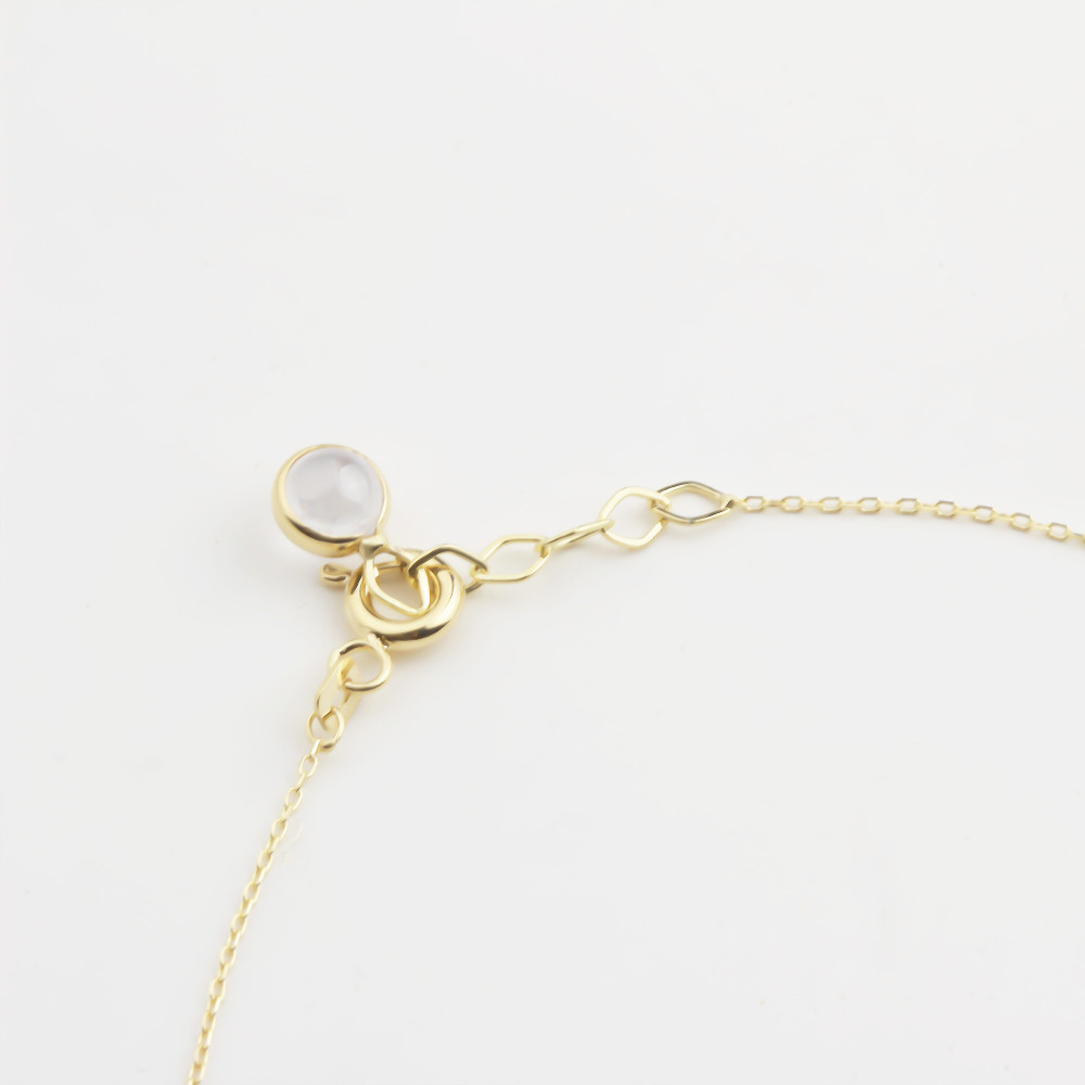 Glorria 14k Solid Gold Water Drop Anklet Glorria 14k Solid Gold Water Drop Anklet