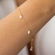 Glorria 14k Solid Gold Strawberry Bracelet