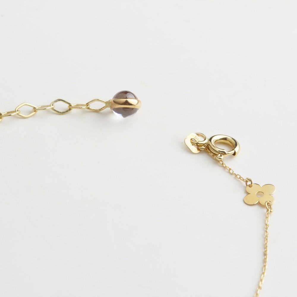 Glorria 14k Solid Gold Flower Bracelet Glorria 14k Solid Gold Flower Bracelet
