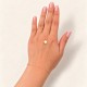Glorria 14k Solid Gold Circle Disc Hand Chain Glorria 14k Solid Gold Circle Disc Hand Chain