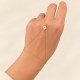 Glorria 14k Solid Gold Clover Hand Chain Glorria 14k Solid Gold Clover Hand Chain