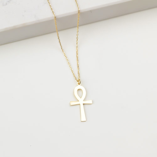 Glorria 925k Sterling Silver Ankh Necklace Glorria 925k Sterling Silver Ankh Necklace