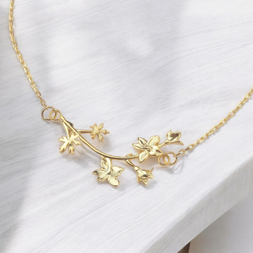 Glorria 925k Sterling Silver Personalized Birth Flower Bracelet Glorria 925k Sterling Silver Personalized Birth Flower Bracelet