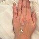 Glorria Sterling Silver Clover Hand Chain Bracelet Glorria Sterling Silver Clover Hand Chain Bracelet