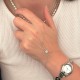 Glorria Sterling Silver Clover Hand Chain Bracelet Glorria Sterling Silver Clover Hand Chain Bracelet