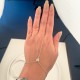 Glorria Sterling Silver Heart Hand Chain Bracelet