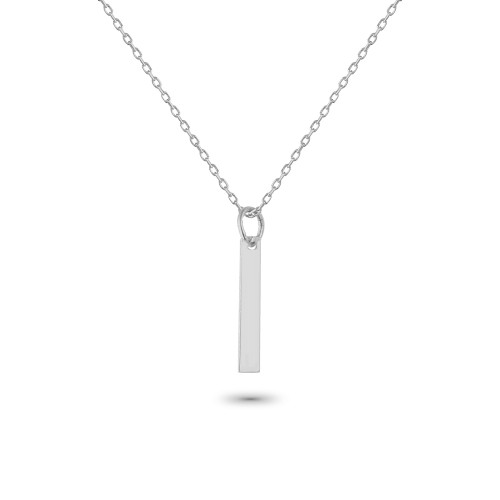 Glorria 925k Sterling Silver Letter I Necklace Glorria 925k Sterling Silver Letter I Necklace