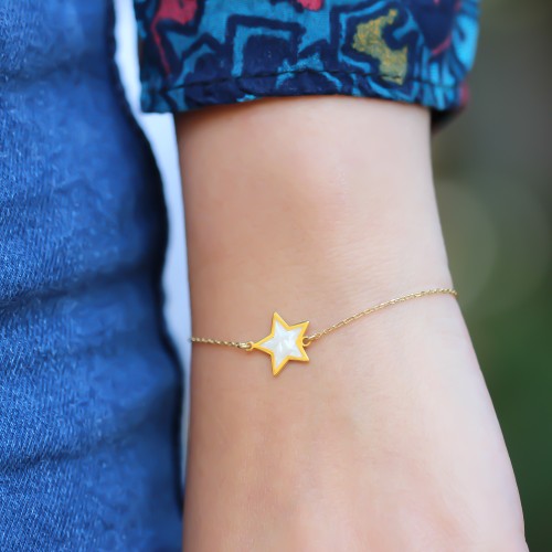 Glorria 925k Sterling Silver Star Bracelet Glorria 925k Sterling Silver Star Bracelet