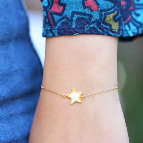 Glorria 925k Sterling Silver Star Bracelet Glorria 925k Sterling Silver Star Bracelet