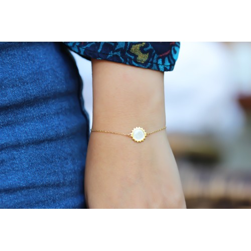 Glorria 925k Sterling Silver Sun Bracelet Glorria 925k Sterling Silver Sun Bracelet
