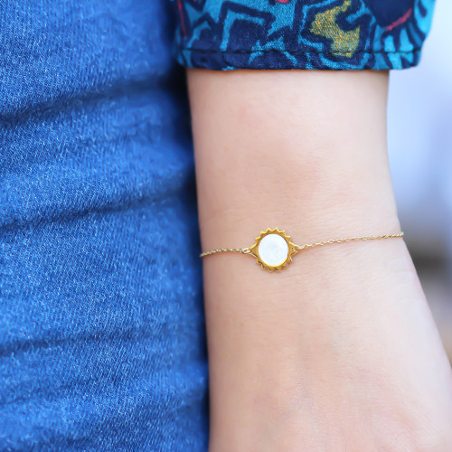 Glorria 925k Sterling Silver Sun Bracelet Glorria 925k Sterling Silver Sun Bracelet