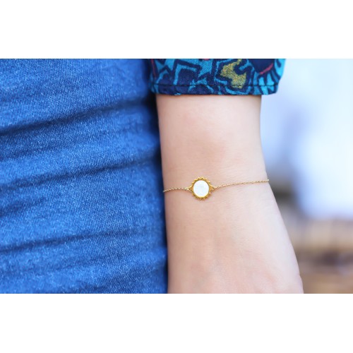 Glorria 925k Sterling Silver Sun Bracelet Glorria 925k Sterling Silver Sun Bracelet