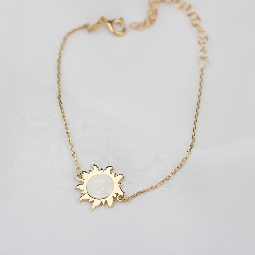 Glorria 925k Sterling Silver Sun Bracelet Glorria 925k Sterling Silver Sun Bracelet