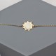 Glorria 925k Sterling Silver Sun Bracelet