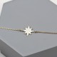 Glorria 925k Sterling Silver Pole Star Bracelet