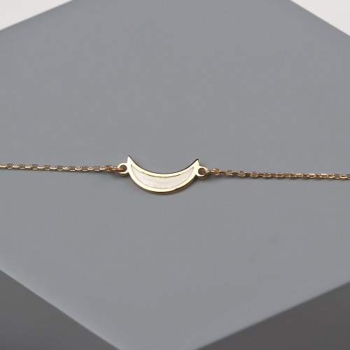 Glorria 925k Sterling Silver Crescent Bracelet Glorria 925k Sterling Silver Crescent Bracelet