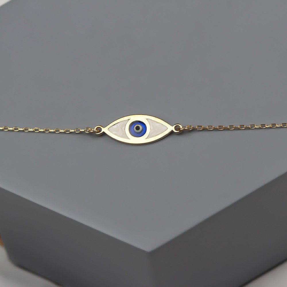 Glorria 925k Sterling Silver Eye Bracelet