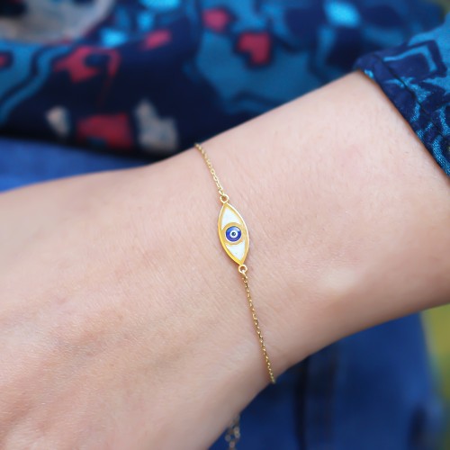 Glorria 925k Sterling Silver Eye Bracelet Glorria 925k Sterling Silver Eye Bracelet