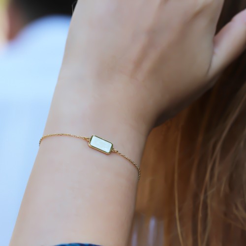 Glorria 925k Sterling Silver Geo Bracelet Glorria 925k Sterling Silver Geo Bracelet