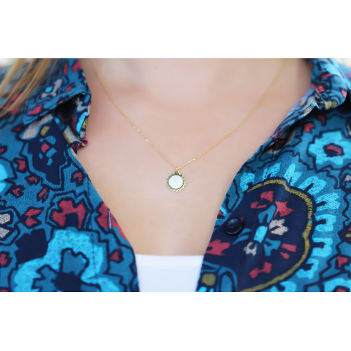 Glorria 925k Sterling Silver Sun Necklace Glorria 925k Sterling Silver Sun Necklace