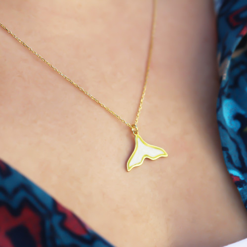 Glorria 925k Sterling Silver Mermaid Necklace Glorria 925k Sterling Silver Mermaid Necklace