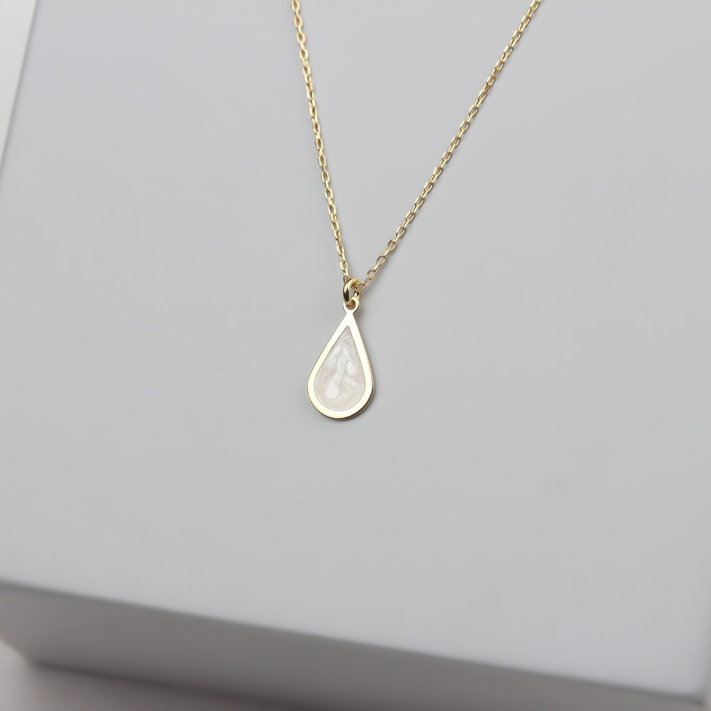 Glorria Sterling Silver Geo Necklace