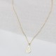 Glorria 925k Sterling Silver Geo Necklace