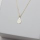 Glorria 925k Sterling Silver Geo Necklace