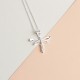 Glorria 925k Sterling Silver Dragonfly Necklace