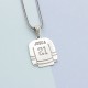 Glorria 925k Sterling Silver Personalized Name and Jersey Number Ice Hockey Necklace Glorria 925k Sterling Silver Personalized Name and Jersey Number Ice Hockey Necklace