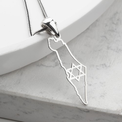 Glorria 925k Sterling Silver Star of David Necklace Glorria 925k Sterling Silver Star of David Necklace