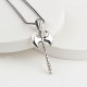 Glorria Sterling Silver Viking Axe Necklace
