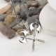 Glorria Sterling Silver Viking Double Axe Necklace
