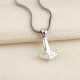 Glorria Sterling Silver Viking Mjölnir Hammer Necklace