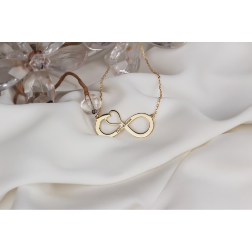 Glorria 925k Sterling Silver Infinity Necklace Glorria 925k Sterling Silver Infinity Necklace