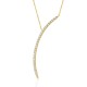 Glorria 14k Solid Gold Moon Necklace Glorria 14k Solid Gold Moon Necklace