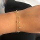 Glorria 14k Solid Gold Dorika Bracelet