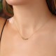 Glorria 14k Solid Gold Dorika Necklace