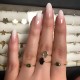 Glorria 14k Solid Gold Hamsa Hands Ring